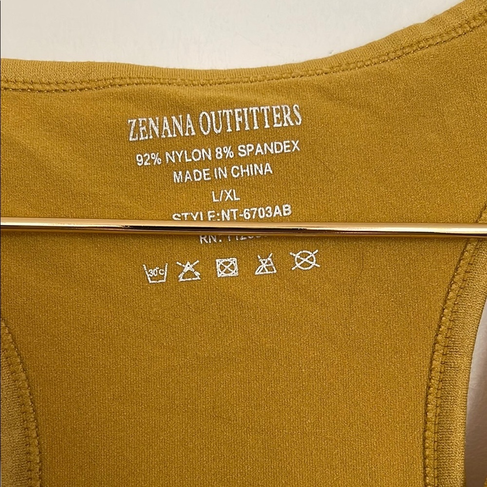 Mustard Yellow Razorback Bodysuit - Picture 2 of 5